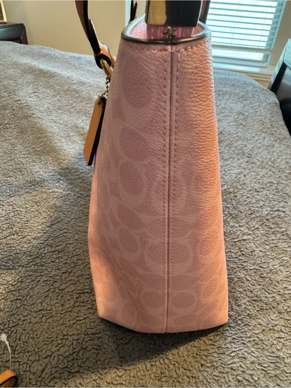 Coach Powder Pink Station Tote Bag In Signature Canvas - New with tags
